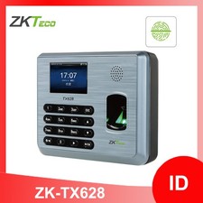 New ZK-TX628 ID TCP/IP Fingerprint Time Attendance EM Card  Fingerprint Clock