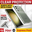 For Samsung S25 S24 S23 S22 Ultra Plus FE 5G Case Clear Shockproof Slim Cover