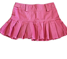 Vintage Juicy Couture Pink mini skirt pleated size medium