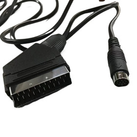 Saturn RGB SCART S-Video Mega Cable, NTSC Retro Console Cable for Genesis