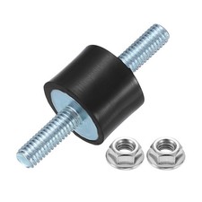 M6 x 18mm Rubber Mounts, 15 x 20mm Rubber Vibration Isolator with Nuts