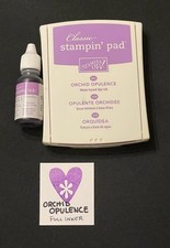 Stampin Up Orchid Opulence Classic Linen Ink Pad  Full Ink Refill