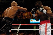 Danny Williams white trunks and Mike Tyson black trunks fights eac 2004 Photo 75
