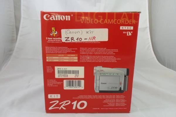 Canon ZR10 NTSC Digital MiniDV Camcorder 10x Optical Zoom (3180A001)