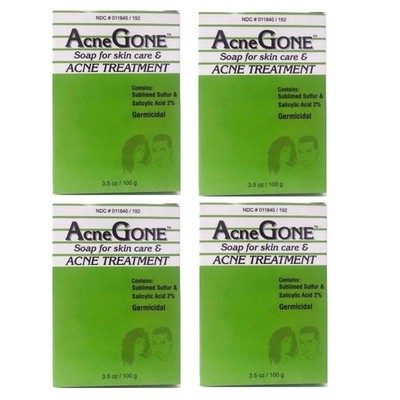 Acne Gone Natural Soap for Skin Care, Acne Treatment with Aloe Vera 3.5 oz