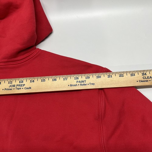 Yeezy + Gap YZY Double Layer Red Hoodie Sweatshirt Youth Size Large 10/11 - Picture 11 of 13