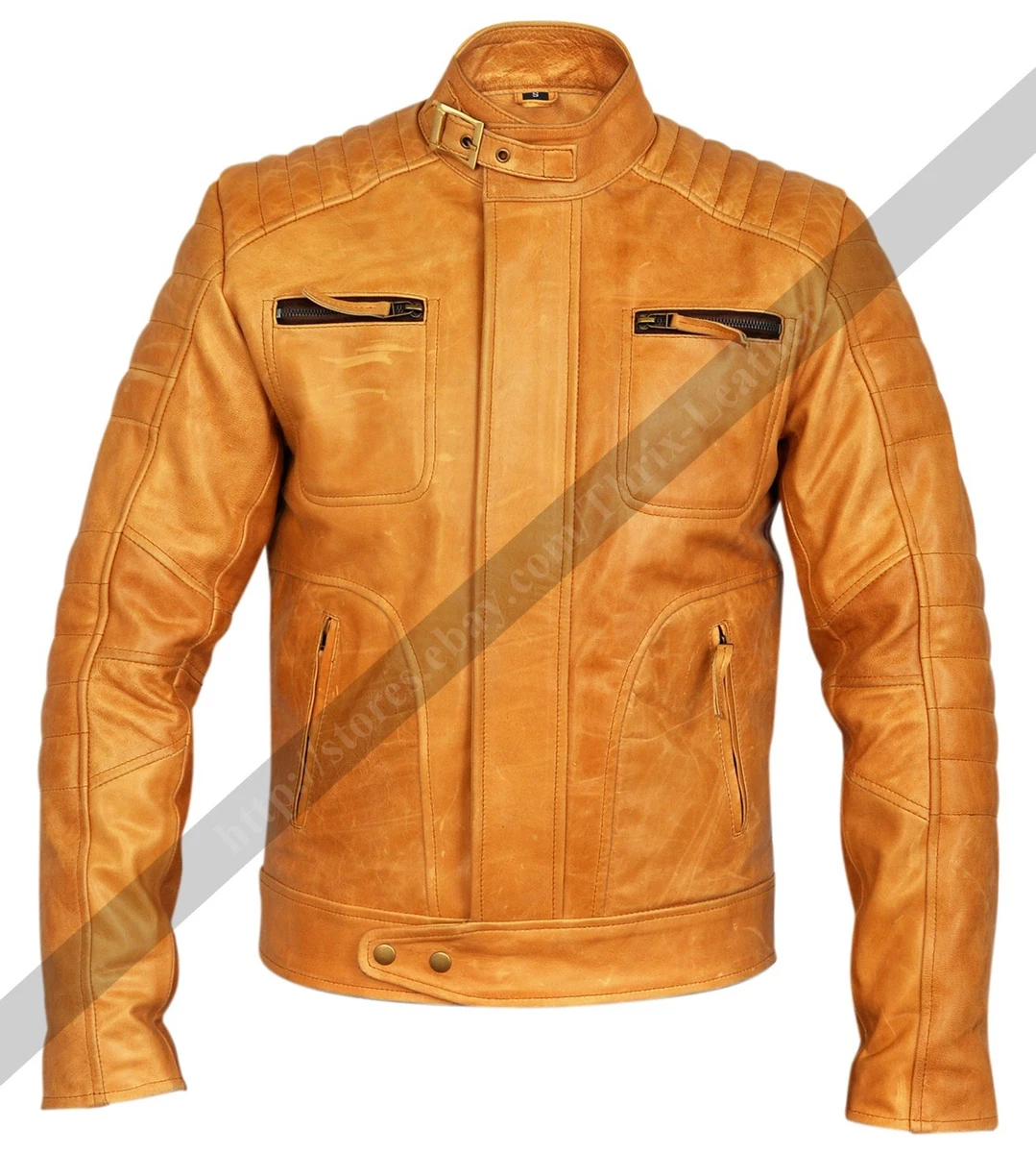 New Mens Designer Weybridge Motorcycle And Fashion Cowhide Leather Jacket