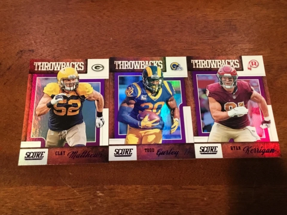 2019 SCORE YOU PICK PURPLE PARALLEL INSERT MAYFIELD MAHOMES LUCK BARKLEY UPDATED - Image 2 of 4