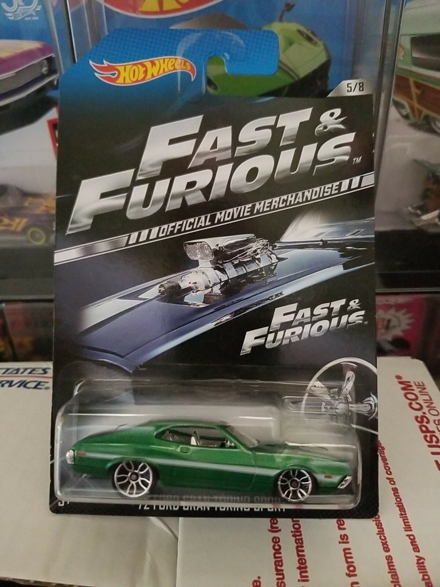 Hot Wheels 2013 Fast & Furious Complete Set of 8 Walmart 1st
