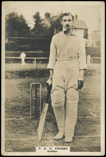 Phillips (Godfrey) - P.G.H. Fender (Surrey) - 'Cricketers Cabinet Card' - (...
