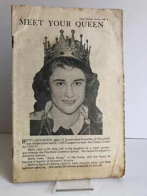 ''Gloops Christmas Number 1950: Meet Your Queen'' - vintage booklet 1950