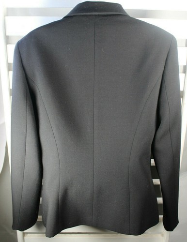 Charles Chang-Lima Mujer Talla 8 Chaqueta de Lana Negra Talla 6 Negro Lana Falda Traje - Imagen 3 de 12