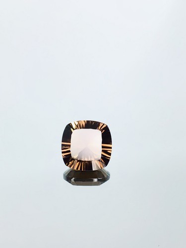 Smoky Quartz 9.30 Carat Tasmanian Cushion Concave Cut Untreated Gemstone - Picture 9 of 9