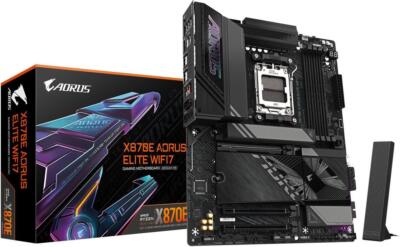 (Factory Refurbished) GIGABYTE X870E AORUS ELITE WIFI7 AM5 AMD MOTHERBOARD