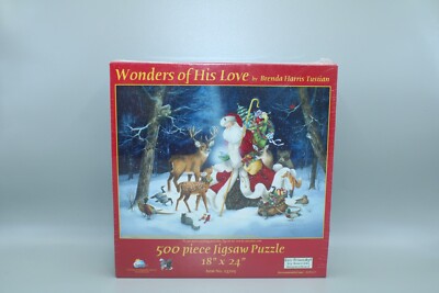  NEU: Wonders of his love Brenda Tustian Sunsout Puzzle 500 Christmas jigsaw 