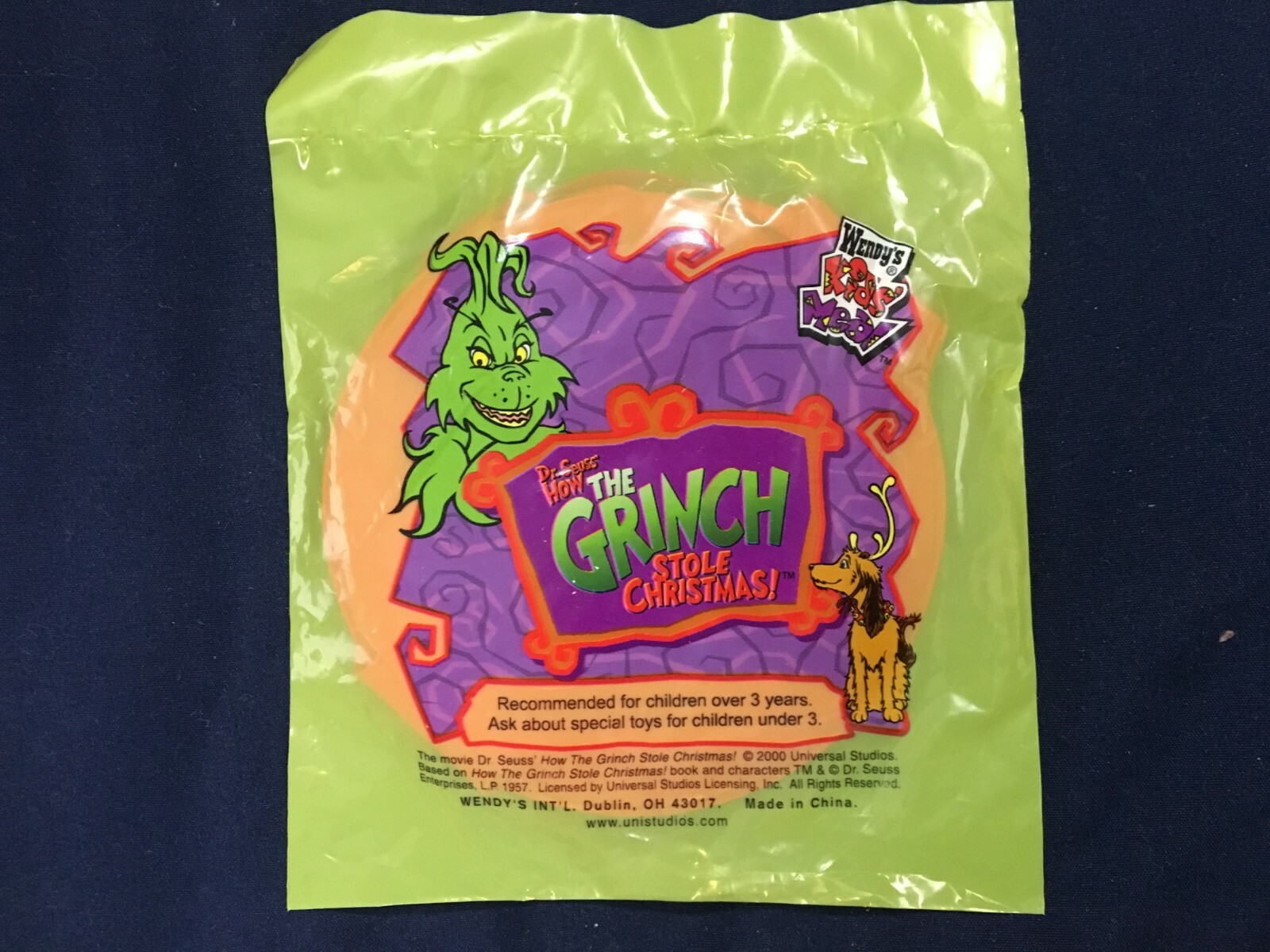 wendy's grinch toys