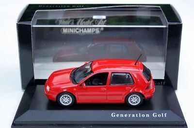 Vw Golf 4 Iv Gti Gt Tdi Tornado Red Bbs Alloys 1 43 Minichamps Dealer Model Ebay