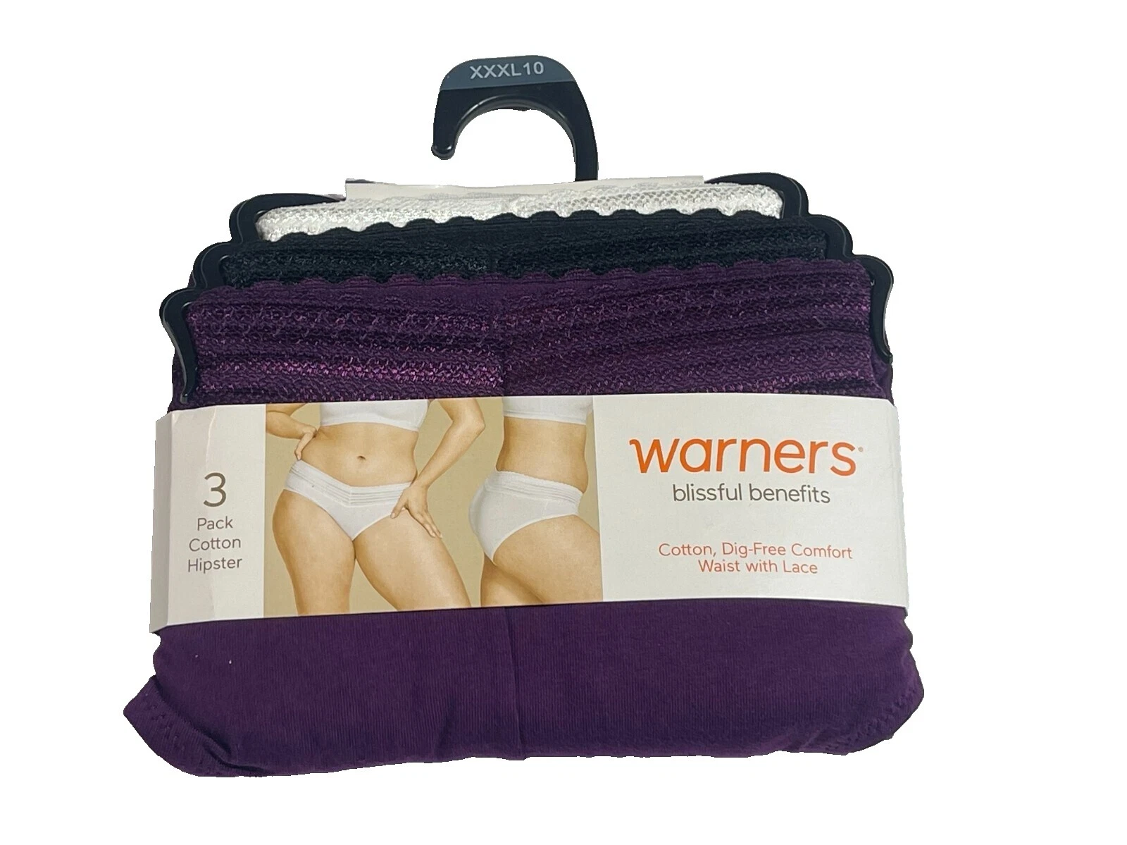 Warner's Cotton Blend Thongs for Women