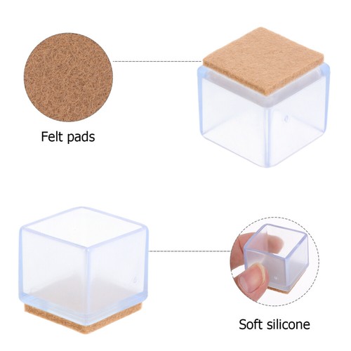 20PCS Chair Pads Scratches Chair Leg Floor Protectors Silicone Chair Feet Covers - 第 5/12 張圖片