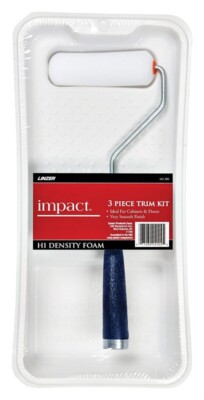 Linzer MS 200 Project Select Foam Mini Paint Roller and Tray Set 4 in.