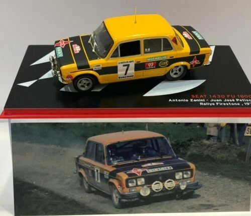 Modellini statici di auto da corsa Rally IXO Scala 1:43 per Seat
