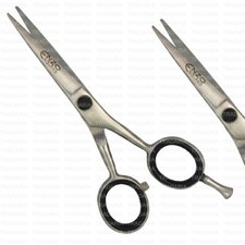 4.5" BARBER MOUSTACHE BEARD NOSE HAIR TRIMMING SCISSORS SHEARS SCHEREN CISEAUX