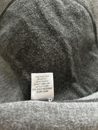 OST Cotone Misto Cashmere Blocco Colore Aperto Frontale Coatagan Tasche con Cappuccio Taglia XL - Foto 7 di 7