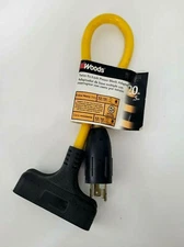 Woods Twist-To-Lock Power Block Adapter 1442