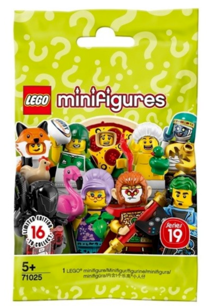 Lego Series 19 Collectible Minifigures 71025 New Factory Sealed