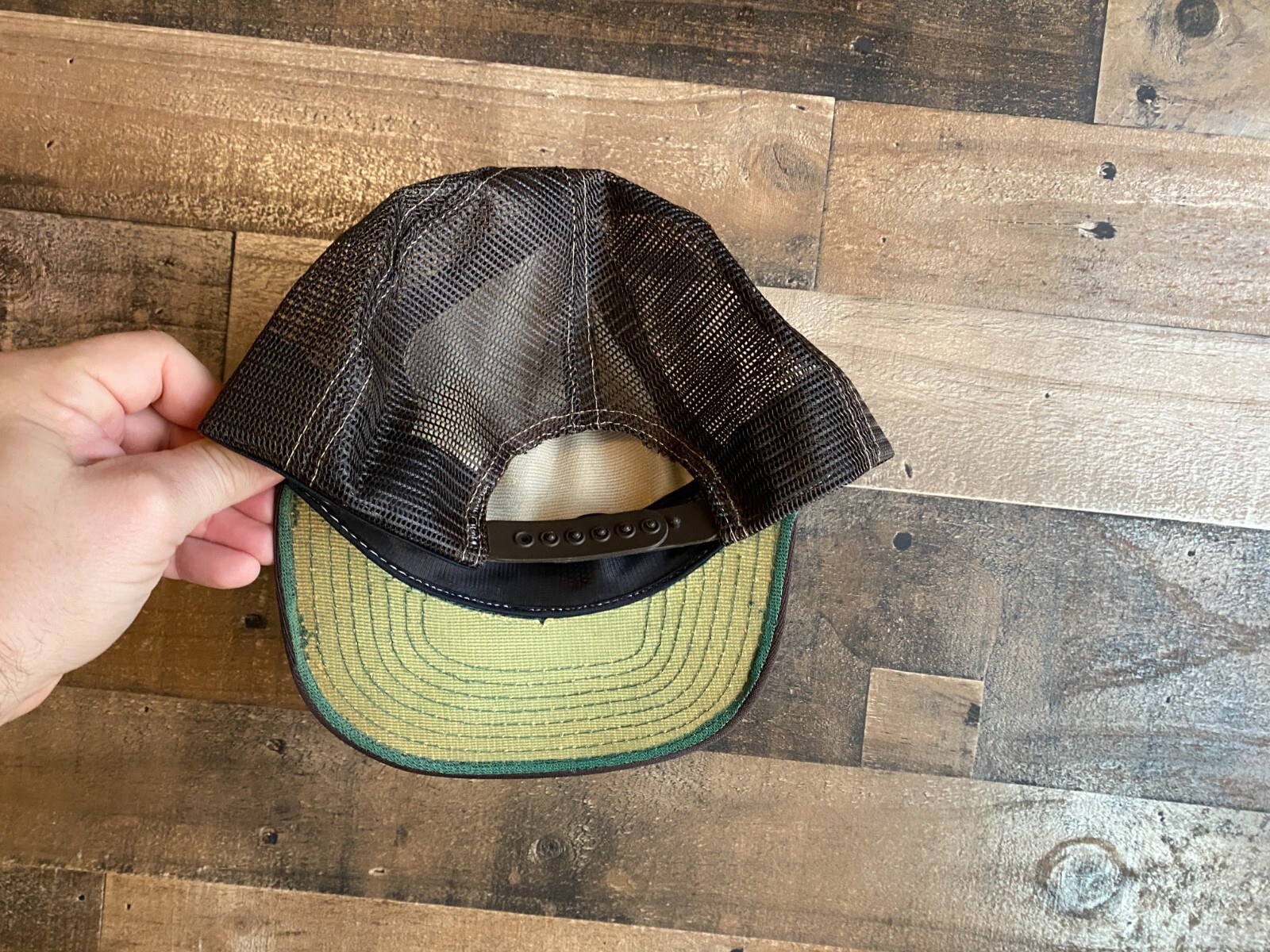 Pro Comm Snapback Hat VTG Patch Cap Trucker Black… - image 4