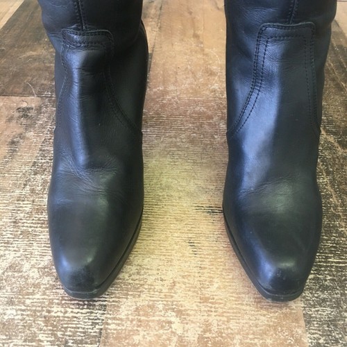 Stivali equitazione Frye Italy 77980 Katie alti con borchie e tacco donna 6 M - Foto 7 di 12