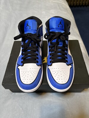 Size 8 - Air Jordan 1 SE Mid Signal Blue 2021 DD6834-402