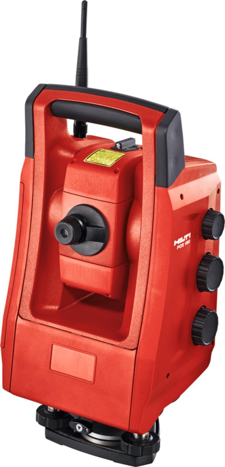 Hilti POS180 3" Robotic Total Station w/ POC100 Data Collector POS-180 POC-100