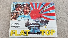 Flat Top Game Carrier Battles in the Pacific 1942 Avalon Hill Board *USED*