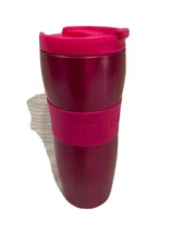 ⭐️NEW-Starbucks 2022 Vacuum Insulated Pink 12oz Rubber Grip Stainless Cold Cup⭐️
