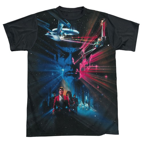 STAR TREK ST3 POSTER Licensed Sublimated Adult Men's Graphic Tee Shirt SM-3XL