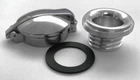 English MONZA FUEL CAP alloy 2 1/2" + adaptor Hinckley Triumph Bonneville 2001+