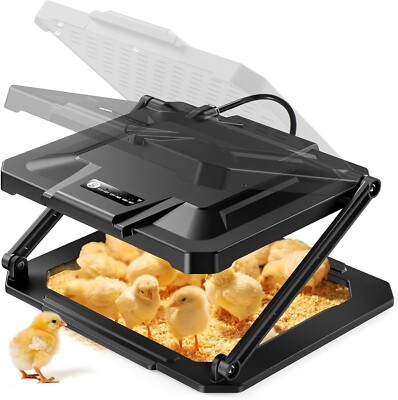 Chicken Brooder for 20 Chicks, Anti-Scald Aluminum Plate Chick 1213inch