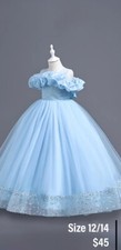 Girls Floor Length Formal Dress Size 12-14