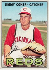JIMMY COKER  1967 TOPPS BASEBALL #158