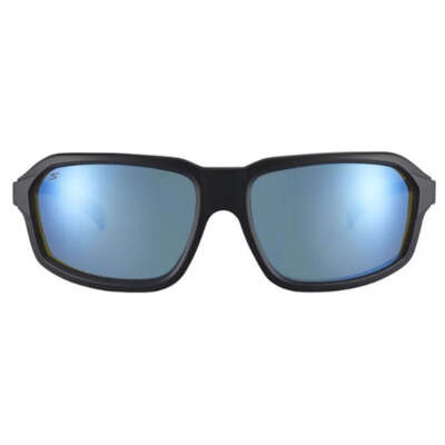 Polarized Sonnenbrillen Serengeti Hext SS571003 63 17 135 Black blue mirror Lens