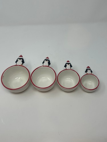 Sleigh Hill Penguin Measuring Cup Set, brand new Penguin measuring cup set, Chr - Picture 2 of 3