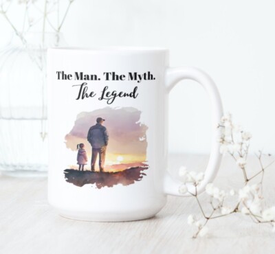 The Man The Myth The Legend Coffee Tea Mug Cup 15 Oz Ceramic by Mugzan NEW