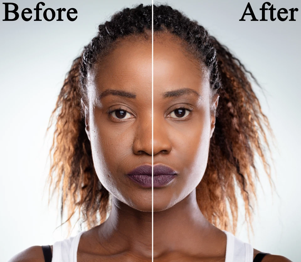 1 lb- 16oz Raw African Black Soap Bar 100% Pure Natural Organic Ghana BEST - Image 4 of 4