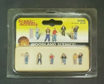 Woodland Scenics N Scale #A2136 Rebels Scenic Accent Figures