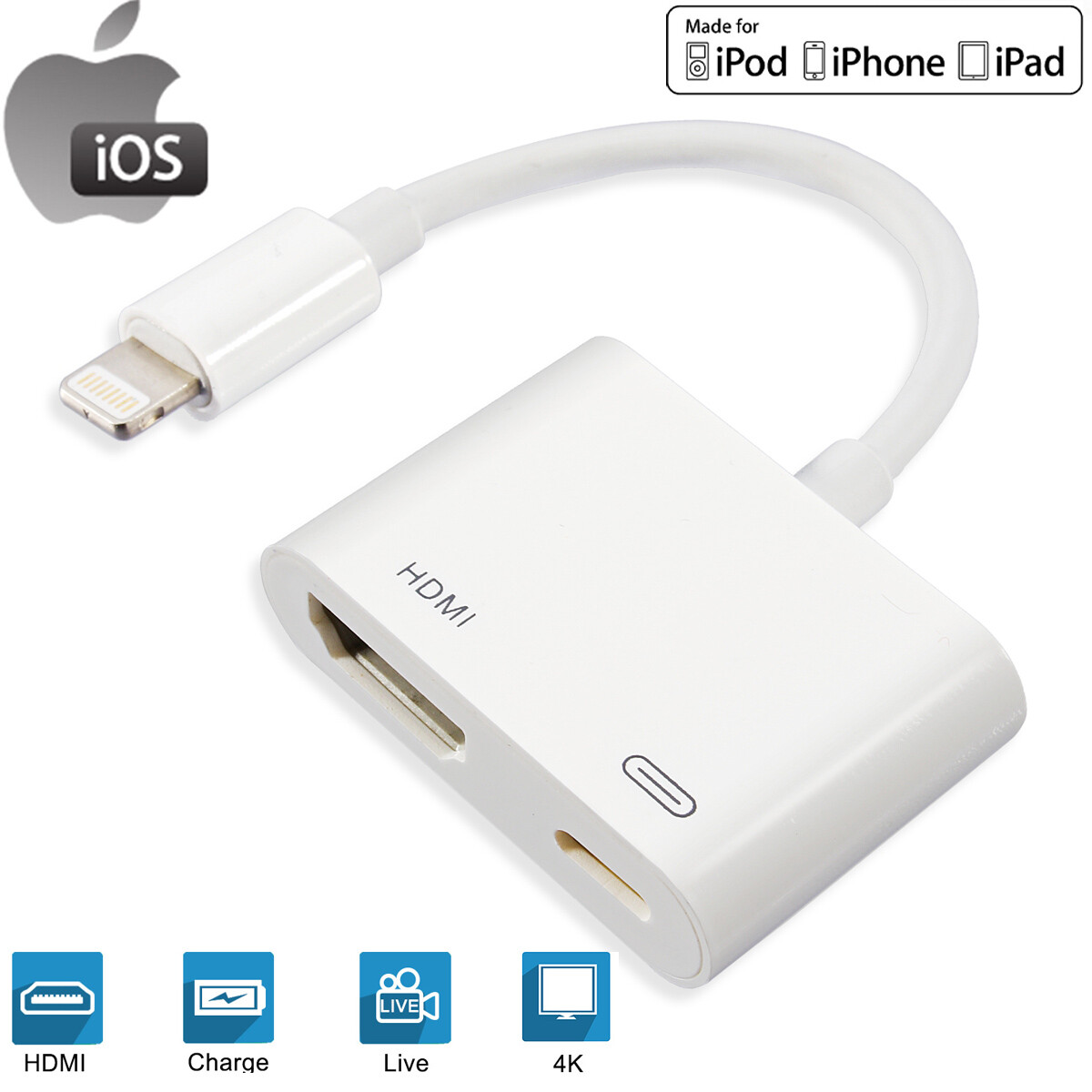 Amazon Lightning Digital Av Best Iphone To Hdmi Adapter For Apple