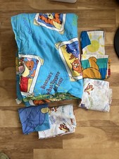 Rare Vintage Winnie The Pooh Blanket Set Disney