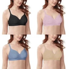 Bali DF3643 Women's Comfort Revolution Floral Jacquard T-Shirt Bra NEW