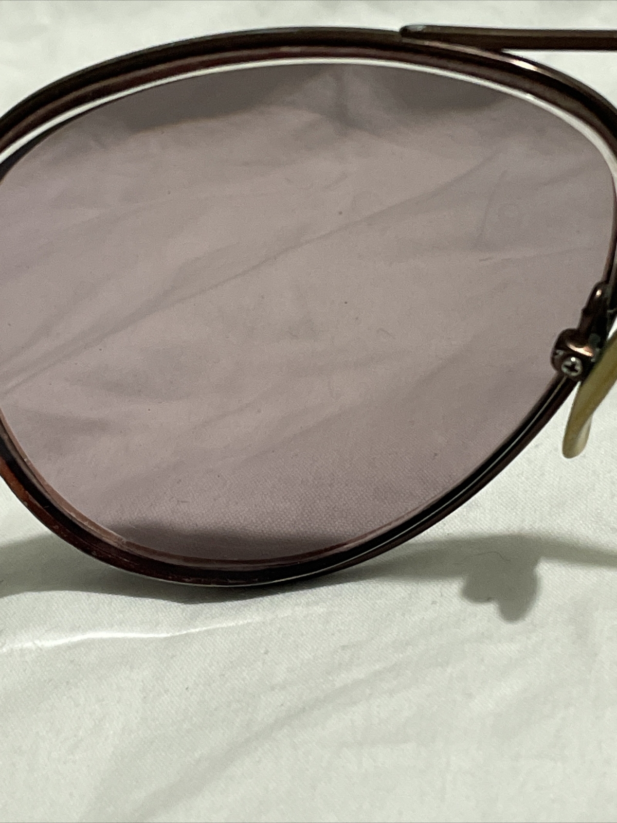 Original Vintage Corning Optics Frames Only Bronz… - image 8