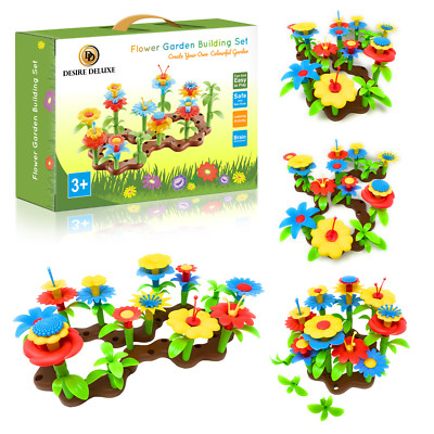 Flower Build A Garden Spielzeug Bausteine Set Blumengesteck für Kinder 54 Teile